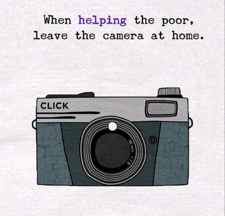 Good message for you if you have the habit of helping the poor…
The gain of such good work is definitely not earning the fame. As per you what is the gain of helping poor ? #ngo #charity #helpingothers
