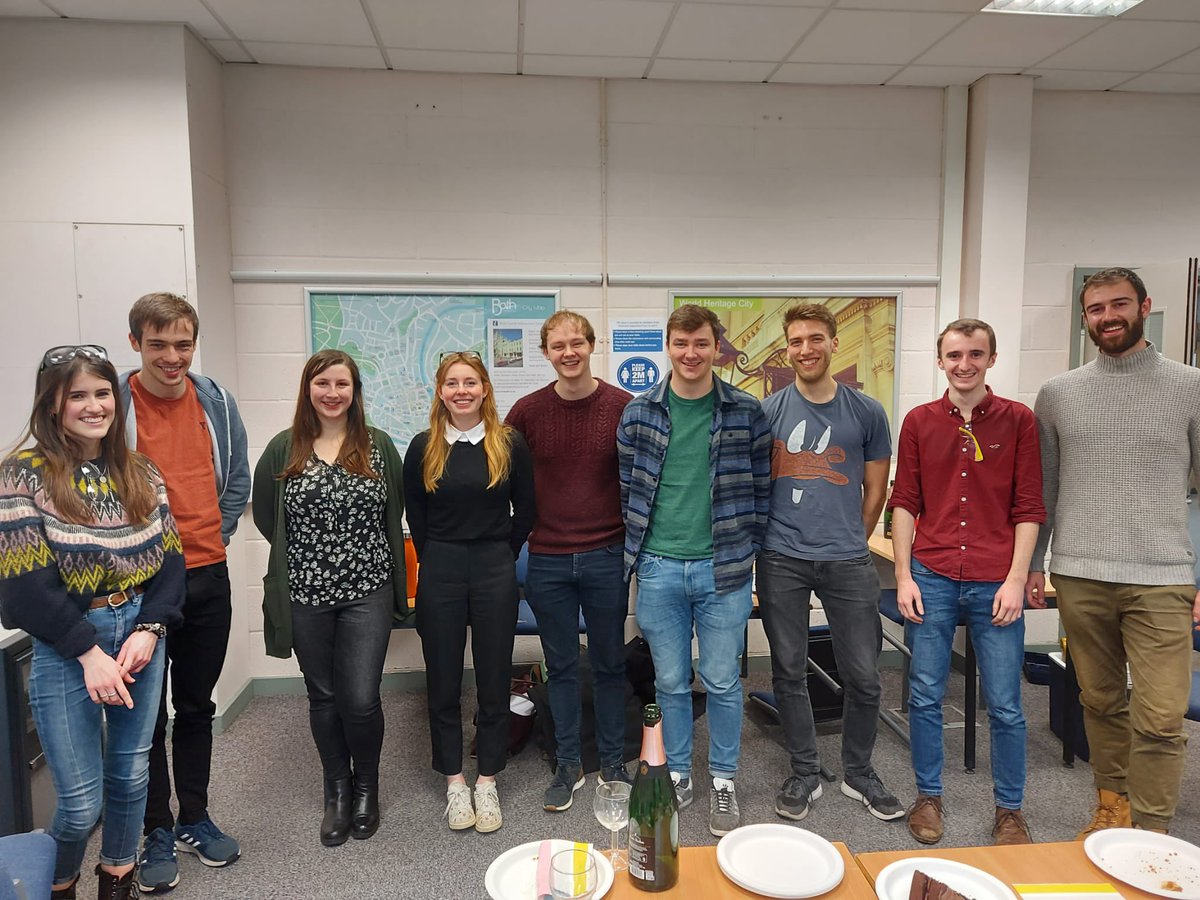Emily_K_Taylor's tweet photo. Can’t believe after 9 years my time @BathChem is finally over! Big thank you to my Examiners Gill and Ruth @GroupWebster! Thank you so much to @Johnsonchembath and everyone who came out to celebrate! https://t.co/TcYREU8RjZ