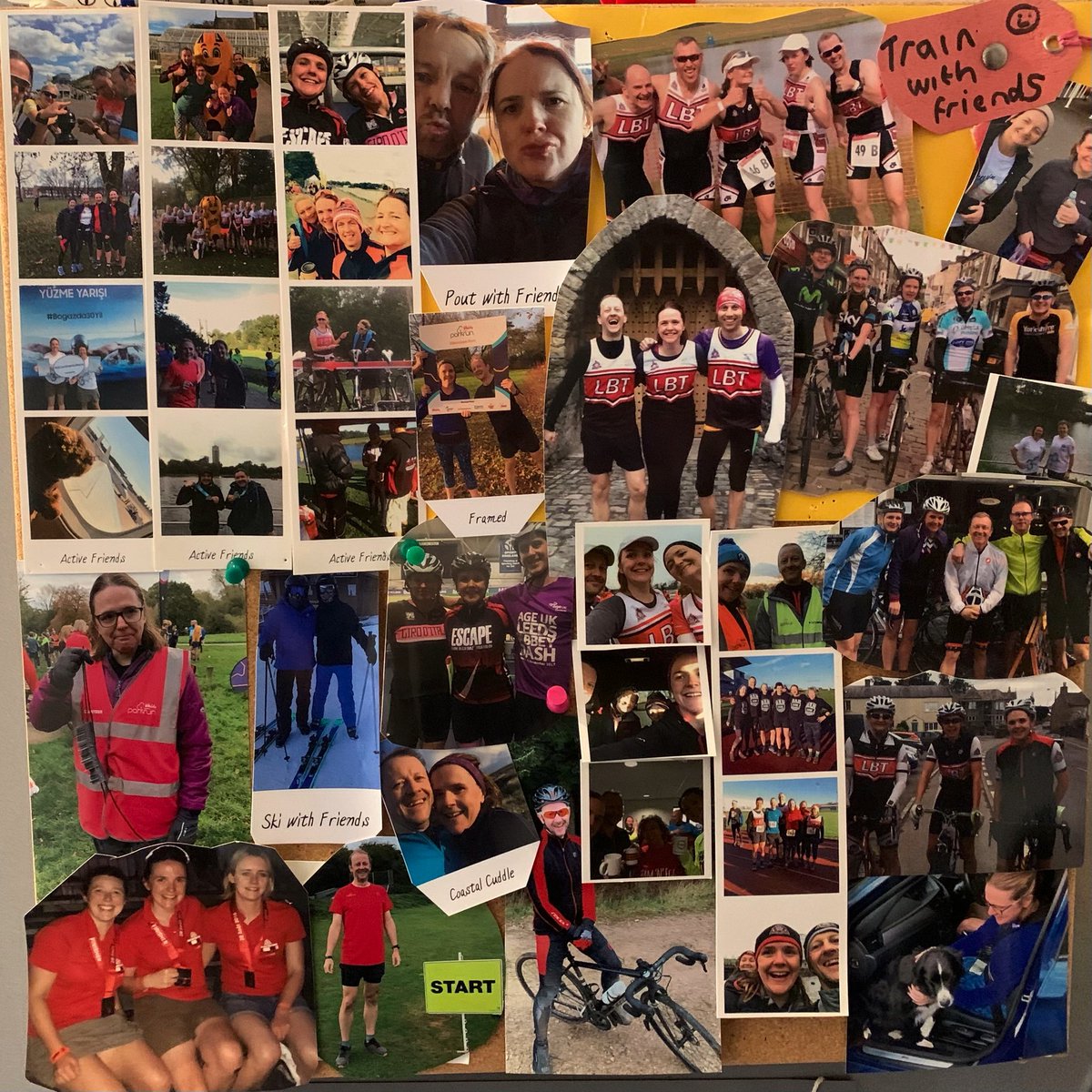 BM_gate's tweet photo. The #trainwithfriends board that is cemented to the side of the fridge has had a mini update. You will be pleased to know , no one is culled 😄 Key addition should be noted 🐕 my Goddog - Scooter (@Poggeroonie )💕 

(And @Idlerach @Dan_Newbould94 who I can’t tag in the photo 😄) https://t.co/zsI85UIMGM