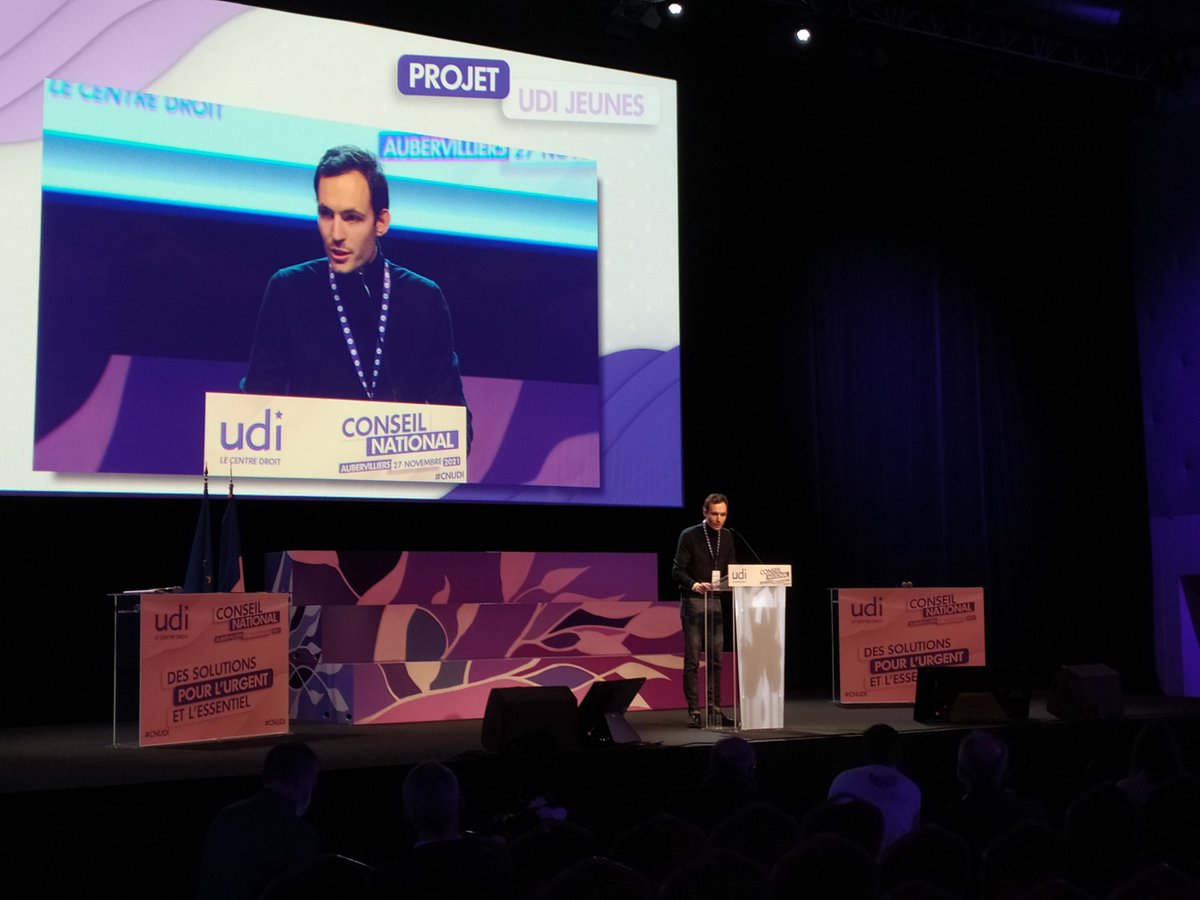 Intervention de notre président <a href="/UDIjeunes/">UDI Jeunes</a> <a href="/FabreThomas/">Thomas Fabre</a> qui parle des sujets qui préoccupent les jeunes: culture, climat, dette publique et surtout nous proposons un référendum pour un grand choc de décentralisation

#CNUDI