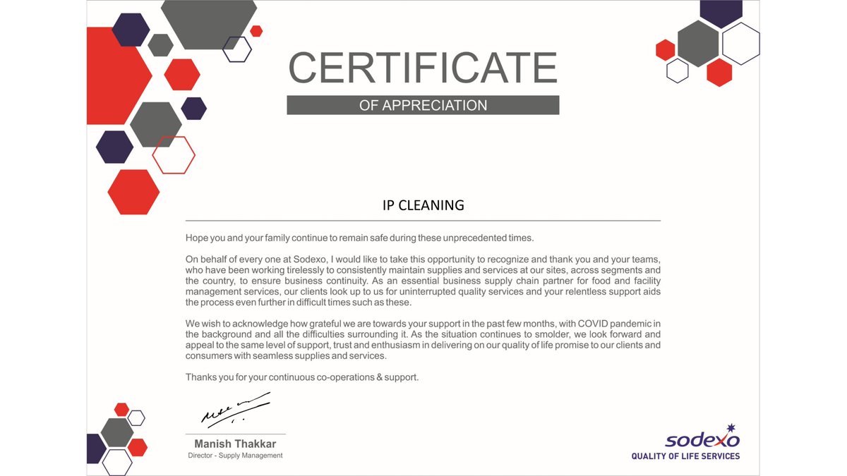 IPCINDIA1's tweet photo. Another testimonial from our satisfied customer affirming the value of our products &amp; services.
Stay the course IPC India!
#ipcindia https://t.co/7PSuaJD88a