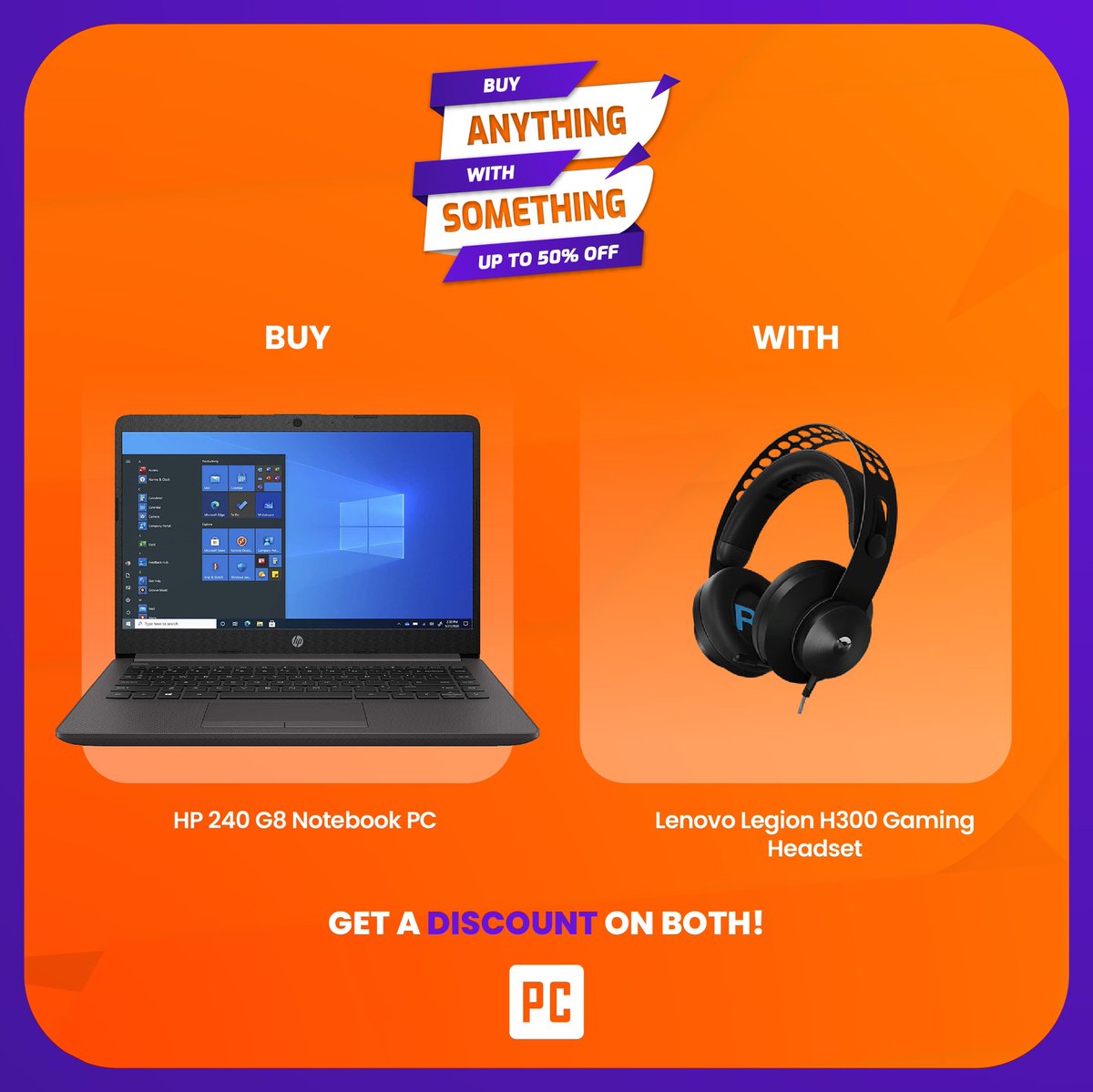 pcMaldives's tweet photo. Buy Anything With Something!
Check out some of the products you can purchase together to get a discount!
#BuySomethingWithAnything #promotion #sale #shopping #pcmv #pcmaldives #personalcomputersmv #yearendsale https://t.co/iBogVnDJPF