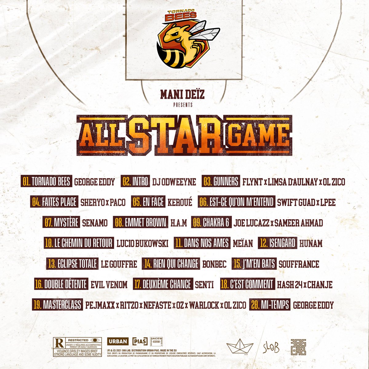 ManiDeiiiz's tweet photo. Voici les tracklist du projet "all star game"... Choc de titans. https://t.co/kWlK8qQeQB