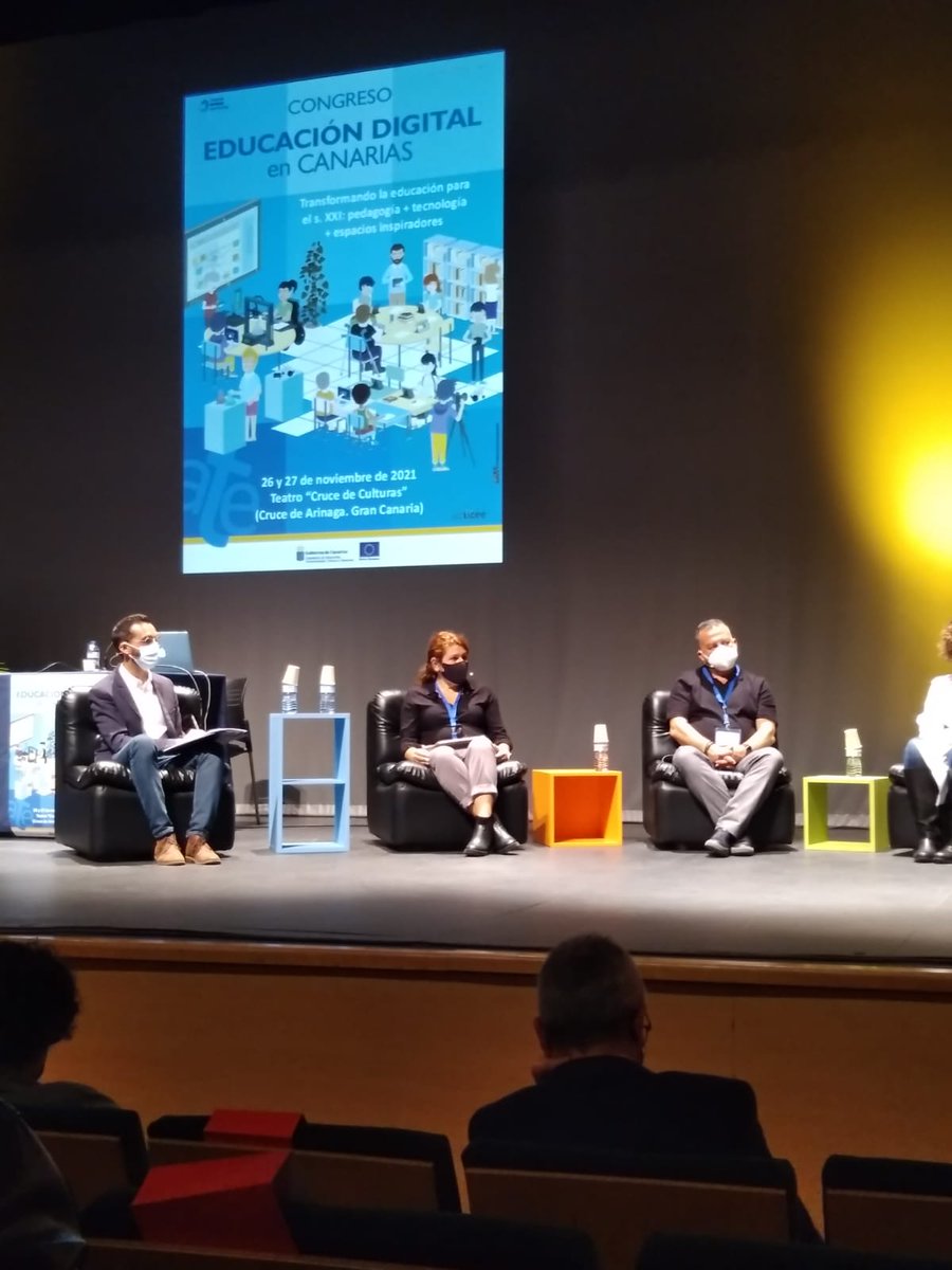 📢Estamos en el congreso #canariaseducacion2021 con la mesa "Atención a la diversidad: e-inclusión" Para seguirlo en streaming pincha aquí⬇️
youtube.com/channel/UCRDmV…
#UCTICEE #FEDER #Canarias @EducacionCan