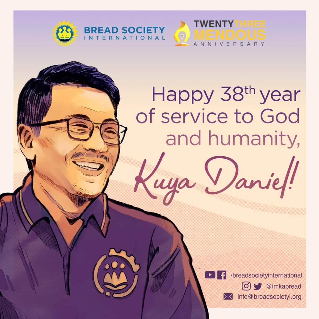 edrylponsaran's tweet photo. "An innovator, a broadcaster, and most importantly, a man of God. BREAD Society International wholeheartedly greets our Kuya Daniel Razon in his 38 years of unwavering service to God and humanity."

#TwentyThreeMendousAnniversary https://t.co/yiWHfeOY1g