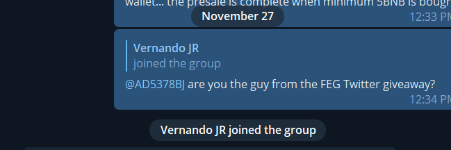colectit's tweet photo. @AD5378BJ @RKootaki I am sorry you are disqualified. You only joined the group now. The rules were clear: Follow us, RT, Join our TG. You missed the third. We have to redraw. https://t.co/PIC8YPcZXJ