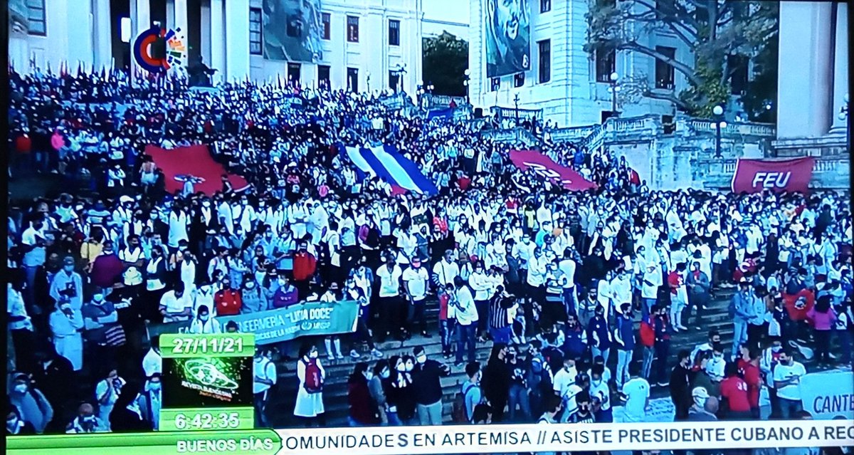 #Biden: ¿Querías marcha en #Cuba? Mira a los jóvenes cubanos hoy para que sepas lo que es una marcha. #CubaViveYRenace