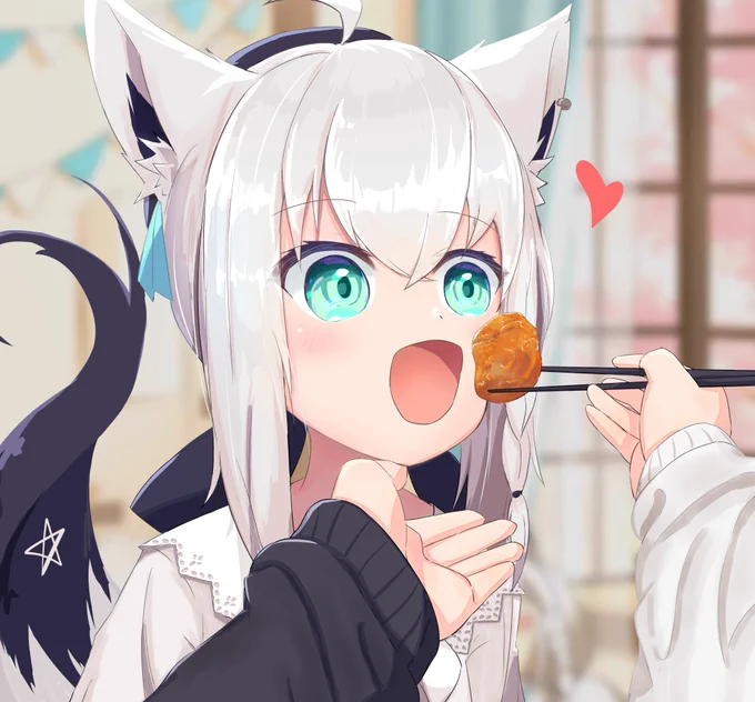 みおしゃのからあげ#絵フブキ #みおーん絵 
