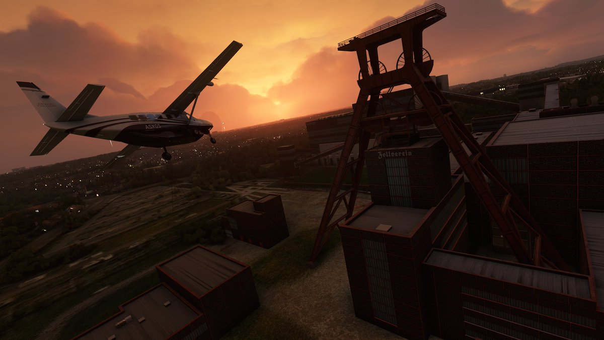 Schwindelrute's tweet photo. @zollverein #NLF21 #NextLevelFestival 💋#MicrosoftFlightSimulator #XboxShare https://t.co/dKNd1H8utK