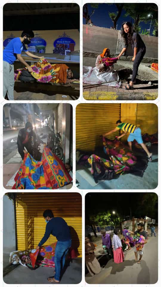 Withyou_org's tweet photo. Blanket distribution drive in full swing. We dedicate this program to all the martyrs who sacrificed their life’s 13 years back during 26/11 Mumbai attacks. Jai hind 🇮🇳 🇮🇳 🇮🇳 https://t.co/GdRVeYlxPk