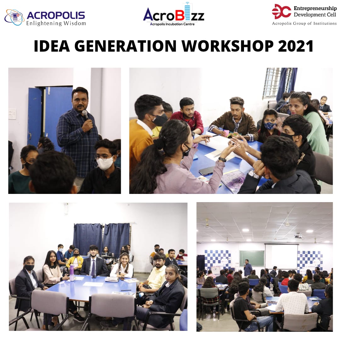 edc_acropolis's tweet photo. Entrepreneurship Development Cell, #Acrobizz organised the 'Idea Generation Workshop 2021'.
The #workshop was conducted with a motive of developing a problem solving approach among students
Students proposed innovative ideas and learnt a roadmap to bring those ideas into reality https://t.co/XfqTssbv0S