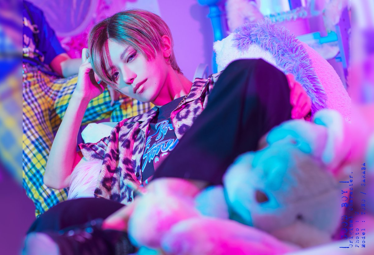 「*Original ///💘🐆💜

|  GOOD BOY |

Phot」|さらば❣️原稿中のイラスト