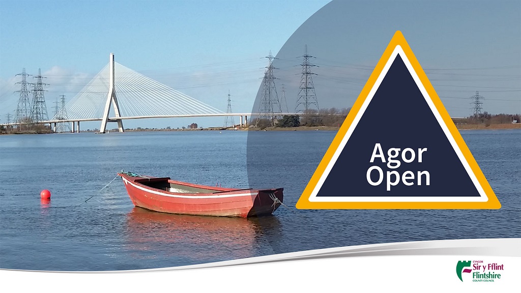 ⚠️The Flintshire Bridge will reopen at 1️⃣2️⃣ noon today (Saturday 27 November 2021)