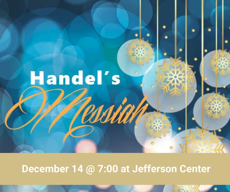 Kick off the holidays with three great concerts!  Tickets at rso.com/tickets