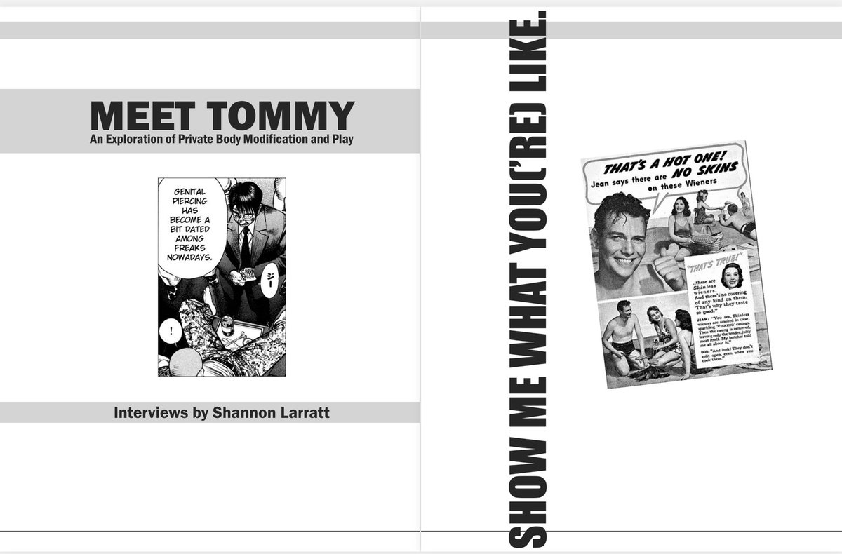 mumababy1234567's tweet photo. 《MEET TOMMY ——An exploration private body modification and play》音译《 #遇见汤米·私人身体改造和发挥探索 》。#cbt
  应该是本 #穿环 #入珠 #虐阳 #人体改造 类教程或案例分享。比较重口味。同好或者猎奇的可以看看，全篇英文，看不懂的可以当图集看看。 https://t.co/RhJibmBtoP