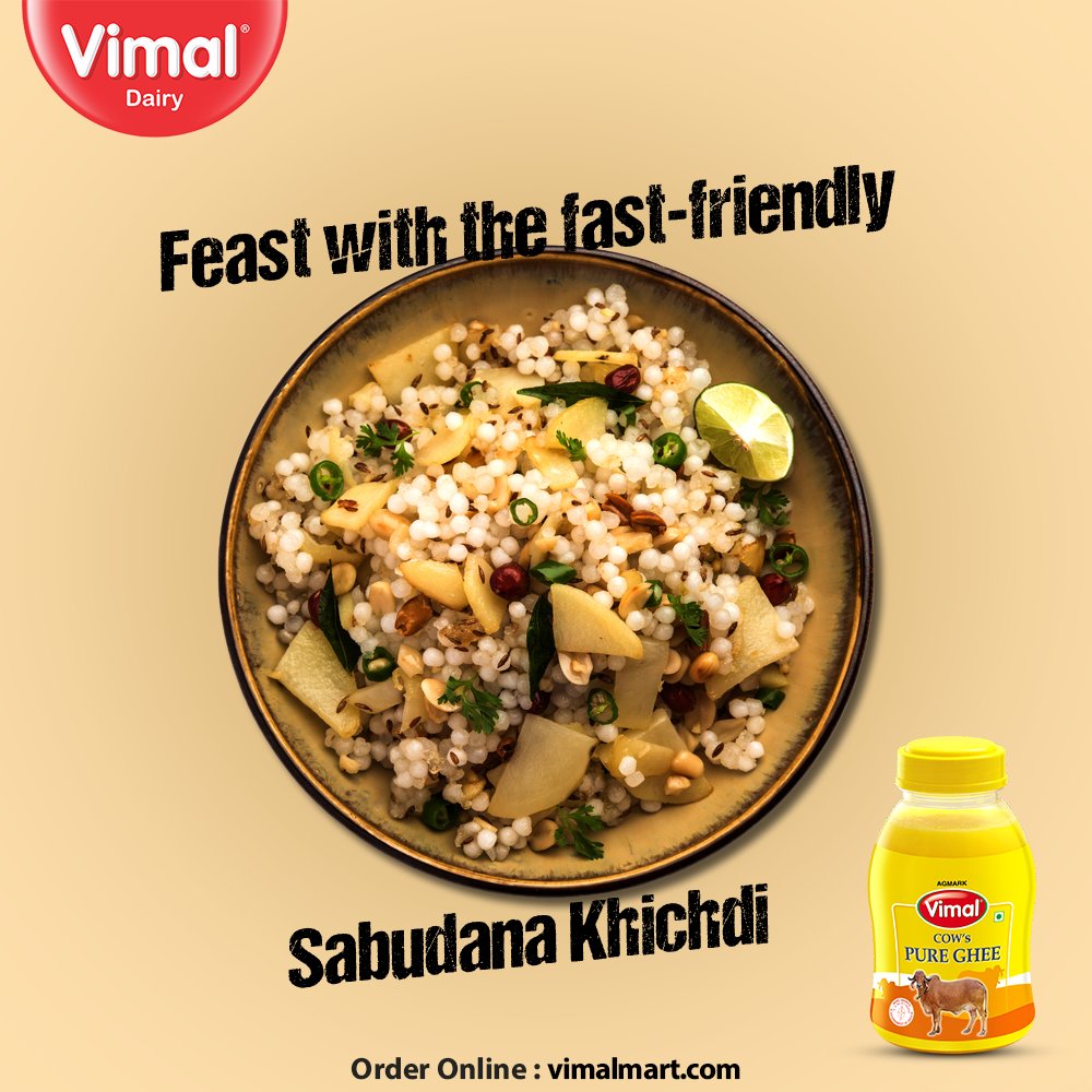 vimal_oil's tweet photo. How do you spend your fasting days?
We suggest you to fast with a pious heart and the fast-friendly sabudana khichdi.
#FastFriendly #CookingIdeas #HealthyFood #VimalOils #HealthyCooking #CookingOil #ChangeForHealth #HappyCooking #HomeCookedFlavours https://t.co/i9zjoQV6qE