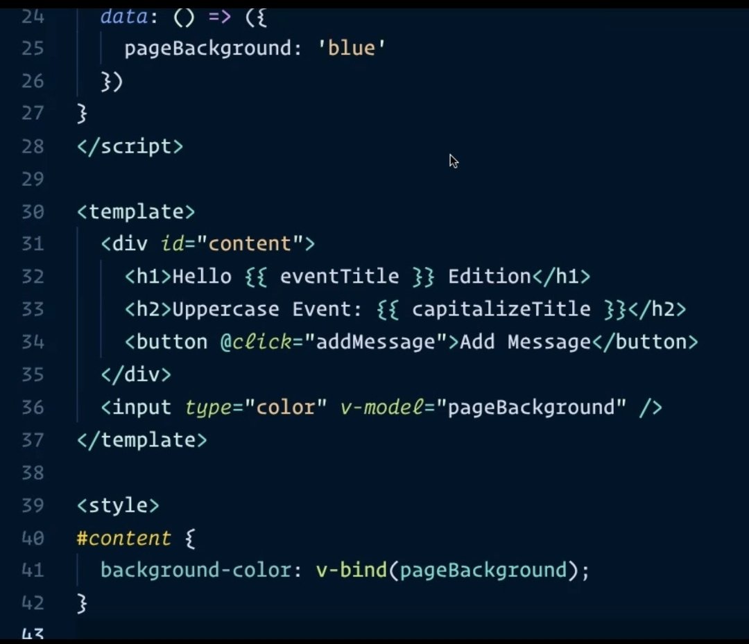 New Vue 3 features. You can now define dynamic CSS variables within data🔥🔥

Ben is blowing us away