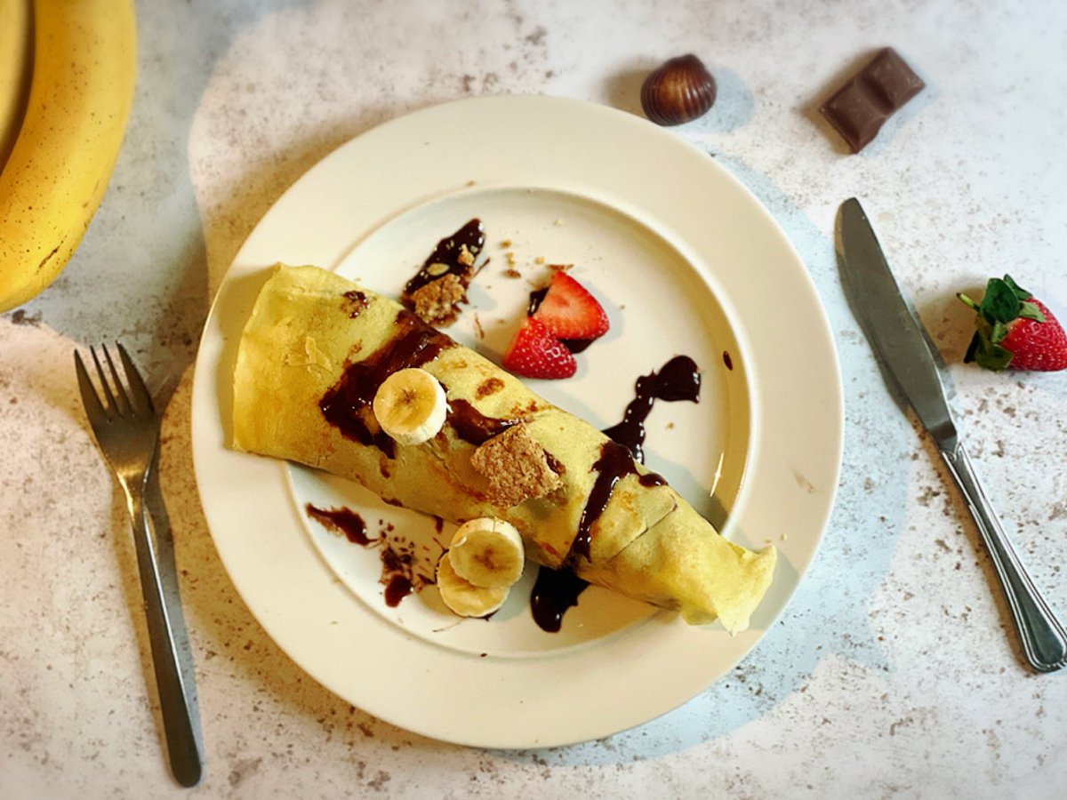 ckandjones's tweet photo. Great crepes my son made #delicious #Crepes https://t.co/jTIE0c4jWy