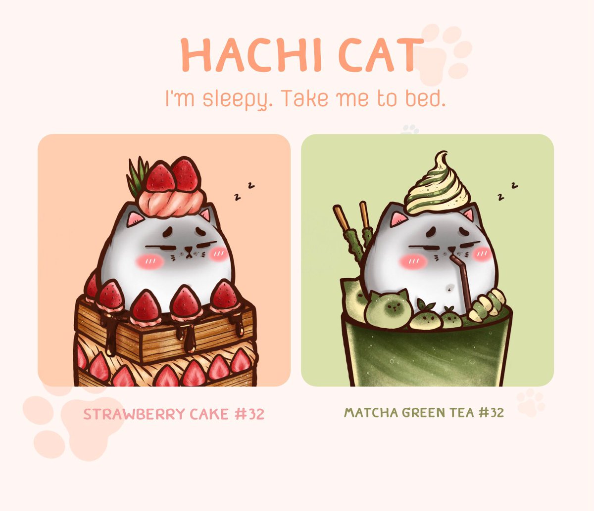 hachi_i8's tweet photo. New drop !!
Hachi Cat Collection 
I’m sleepy, take me to bed😴
🌵 88 characters 

Strawberry Cake #31 🍓🍓
Matcha green tea #32 🍵🍵

Opensea: https://t.co/6rUvZsgWgh  

#nft #NFTs #NFTTHAILAND #NFTCommunity #NFT #nftcollector #NFTdrop #NFTcollection #NFTartist #nftcollectors https://t.co/HeNN73kw1Y
