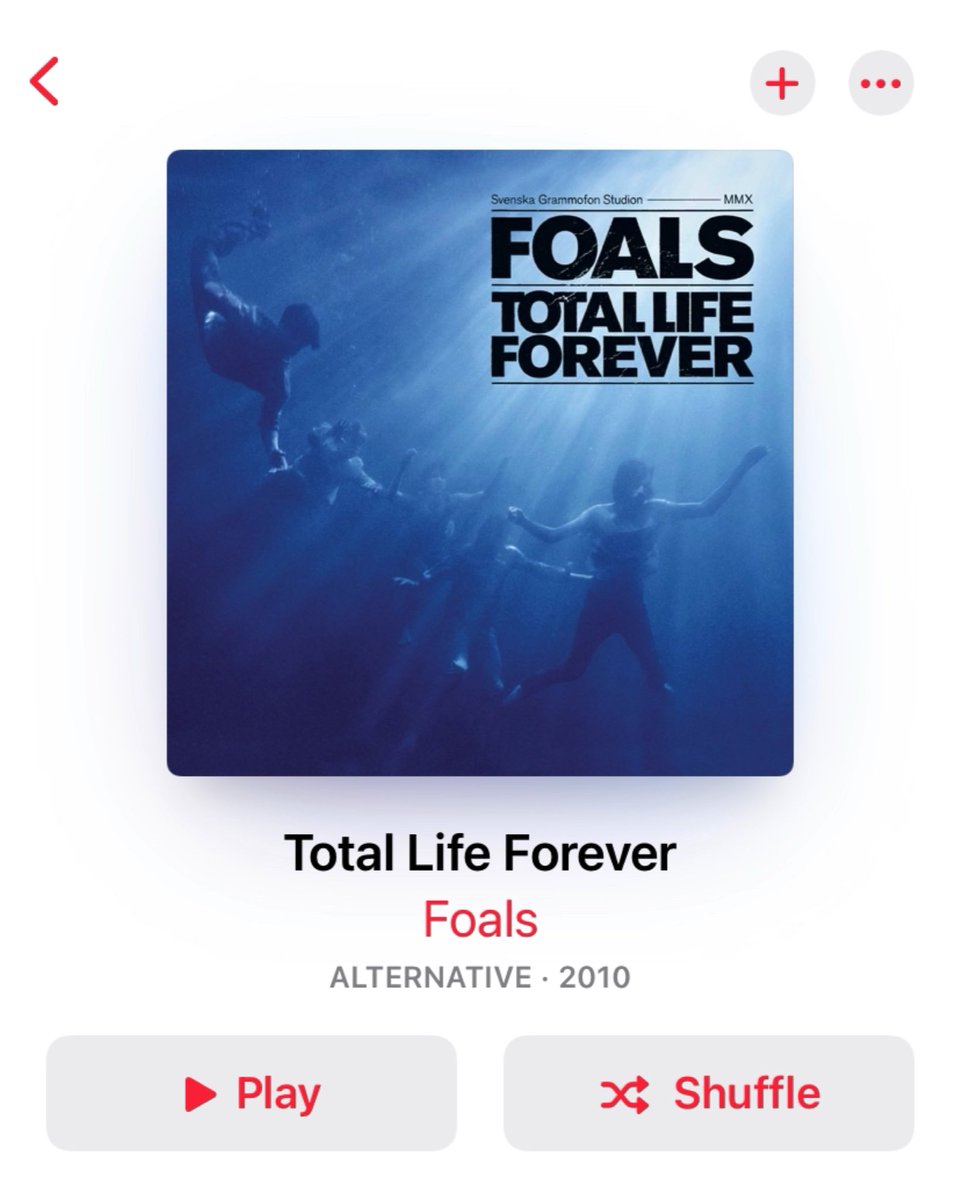 siparker27's tweet photo. Album 45, that’s all the @foals completed #totallifeforever https://t.co/28SndFFx5z
