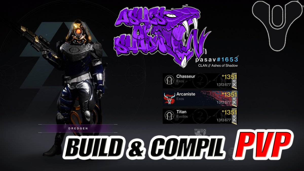 pasav4's tweet image. Ben ces derniers temps, j'essaie de m'améliorer au PvP grâce aux copains @martiny23, @brun2032 et tous mes amis du clan qui kiffent le pvp. Je suis plutôt casu mais j'amuse bien ! 👉youtu.be/pYTTJG-0WVc👈#destiny2 #pvp @Hellwolf11 @themarstonfr