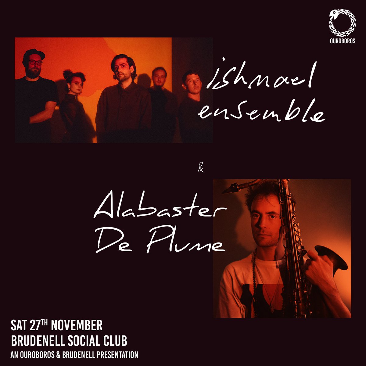 Nath Brudenell (@nath_brudenell) on Twitter photo Tonight at The Brudenell! 👇🏻
<a href="/hellomushband/">MUSH</a> are here with support from @babaxli & <a href="/ShakamotoThe/">The Shakamoto Investigation</a> -- All profits to <a href="/HelpMusicians/">Help Musicians</a> 💥
Plus, <a href="/IshmaelEnsemble/">Ishmael Ensemble</a> & <a href="/a_deplume/">Alabaster dePlume</a> courtesy of <a href="/ouroboros_york/">Ouroborosyork</a> 🎷
➡️ bit.ly/Mush-Brud
➡️ bit.ly/IshmaelEns-Lds Tonight at The Brudenell! 👇🏻
<a href="/hellomushband/">MUSH</a> are here with support from @babaxli & <a href="/ShakamotoThe/">The Shakamoto Investigation</a> -- All profits to <a href="/HelpMusicians/">Help Musicians</a> 💥
Plus, <a href="/IshmaelEnsemble/">Ishmael Ensemble</a> & <a href="/a_deplume/">Alabaster dePlume</a> courtesy of <a href="/ouroboros_york/">Ouroborosyork</a> 🎷
➡️ bit.ly/Mush-Brud
➡️ bit.ly/IshmaelEns-Lds