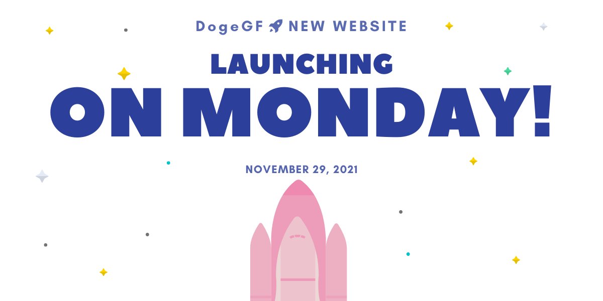 dogegftoken's tweet image. The long-awaited new website will go live on Monday!
Stay tuned! 🚀