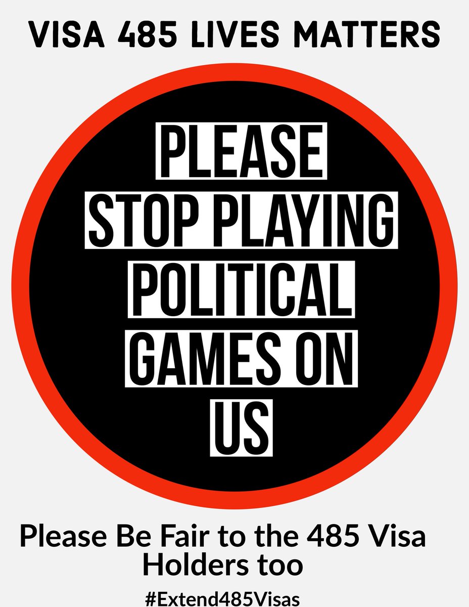 Extend485Visa's tweet photo. @SkyNewsAust @NickMcKim @alexmakin @tomwconnell @karenandrewsmp @DemocracyTalk @485VisaHolders @AlexHawkeMP @ScottMorrisonMP @aus_students_ @485HoldersVisa @newscomauHQ @JulianHillMP
#extend485visas #Extend485 #ourlivesmatter
WE ARE WAITING FOR THE OFFICIAL ANNOUNCEMENT #485 https://t.co/8ckSnSzcG8