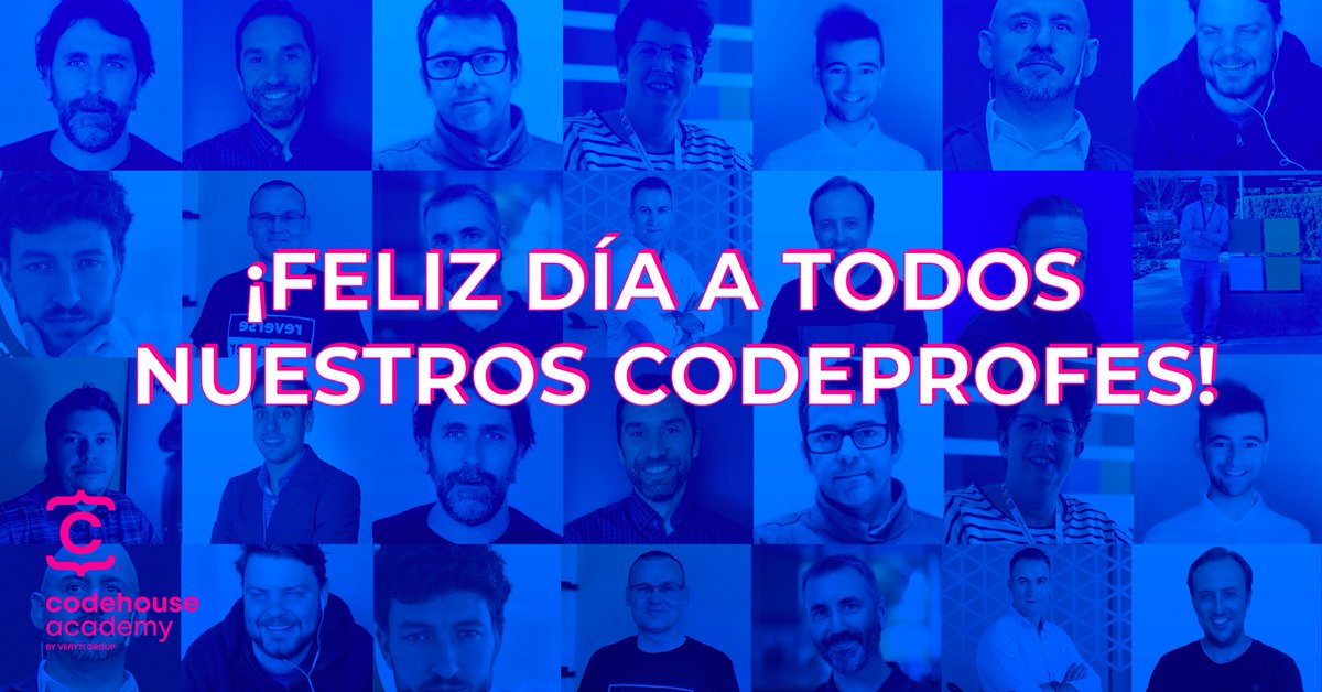 CodeHouseLearn's tweet photo. 🎉 ¡FELIZ DÍA INTERNACIONAL DEL #PROFESOR! 🎉
Desde CodeHouse Academy queremos aprevechar la oportunidad de felicitar y agradecer a todos nuestros #CodeProfes por la increíble labor que hacen con nuestros CodeHousers. 🙌
#fullstack #programacion #js https://t.co/a9KnfNCqYi