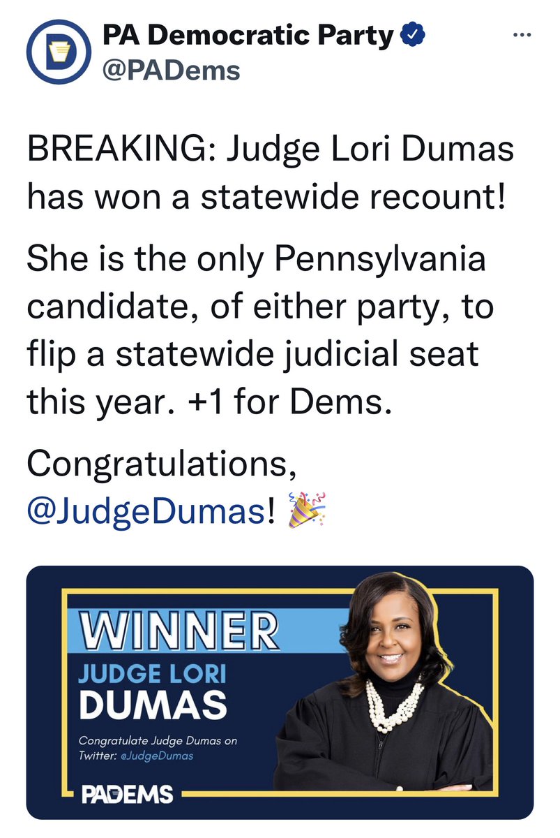 PowerUpPac's tweet image. Congratulations to the PowerUp Candidates. Judge Lori Dumas. Linda Fields,Founder of the PowerUp PAC served as Advisor on the Dumas Team. 
Learn more about PowerUp PAC @ powerup.com  Get involved, Donate.. Be the Change”