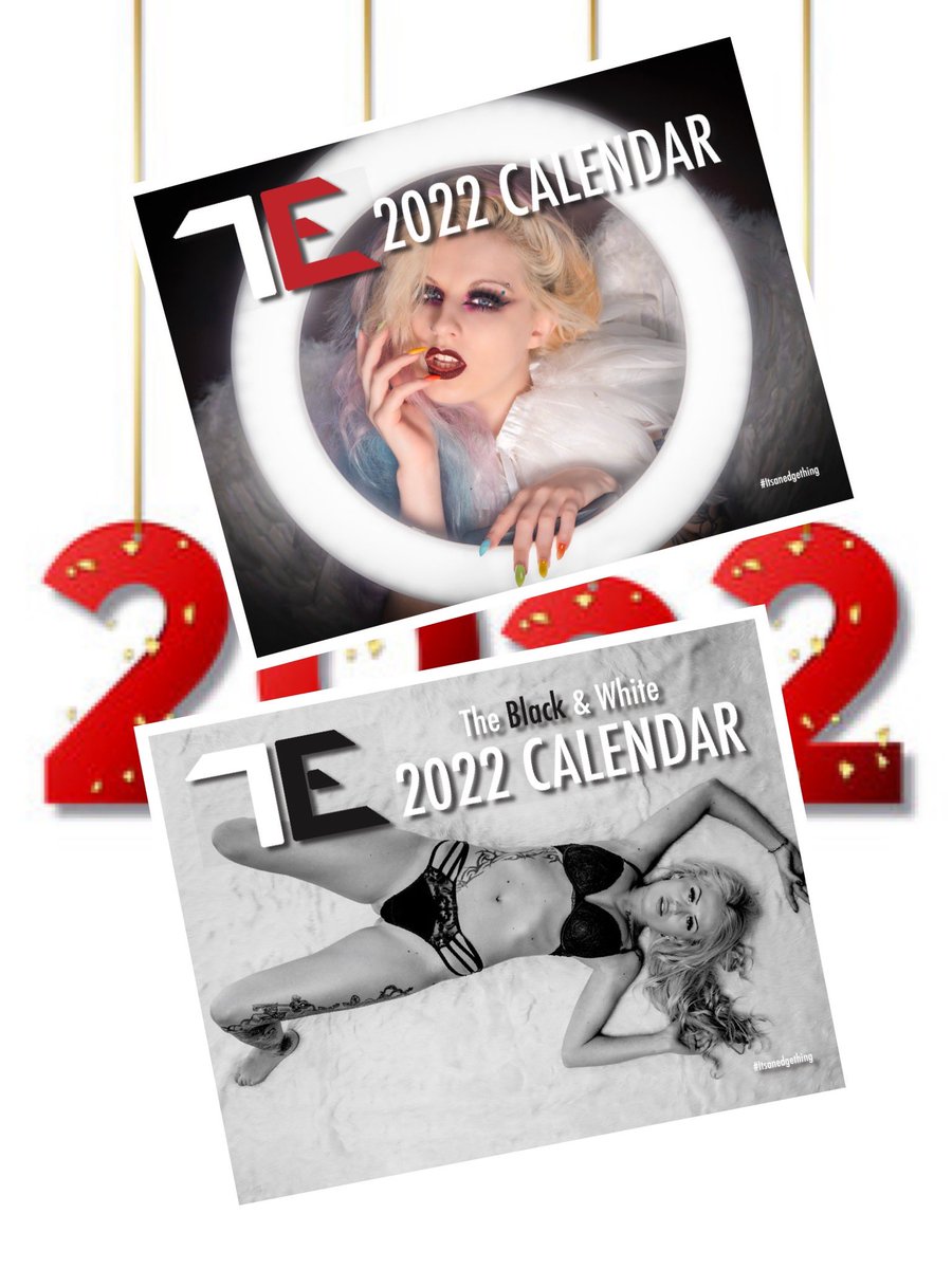 TwistedEdgeMag's tweet photo. LIVE - the TE 2022 Calendars - fit next year giving 2 options and jam packed full of pure awesome #itsanedgething - grab your digital or print now via: https://t.co/EV3NELg7MT https://t.co/CYhcppHtmr