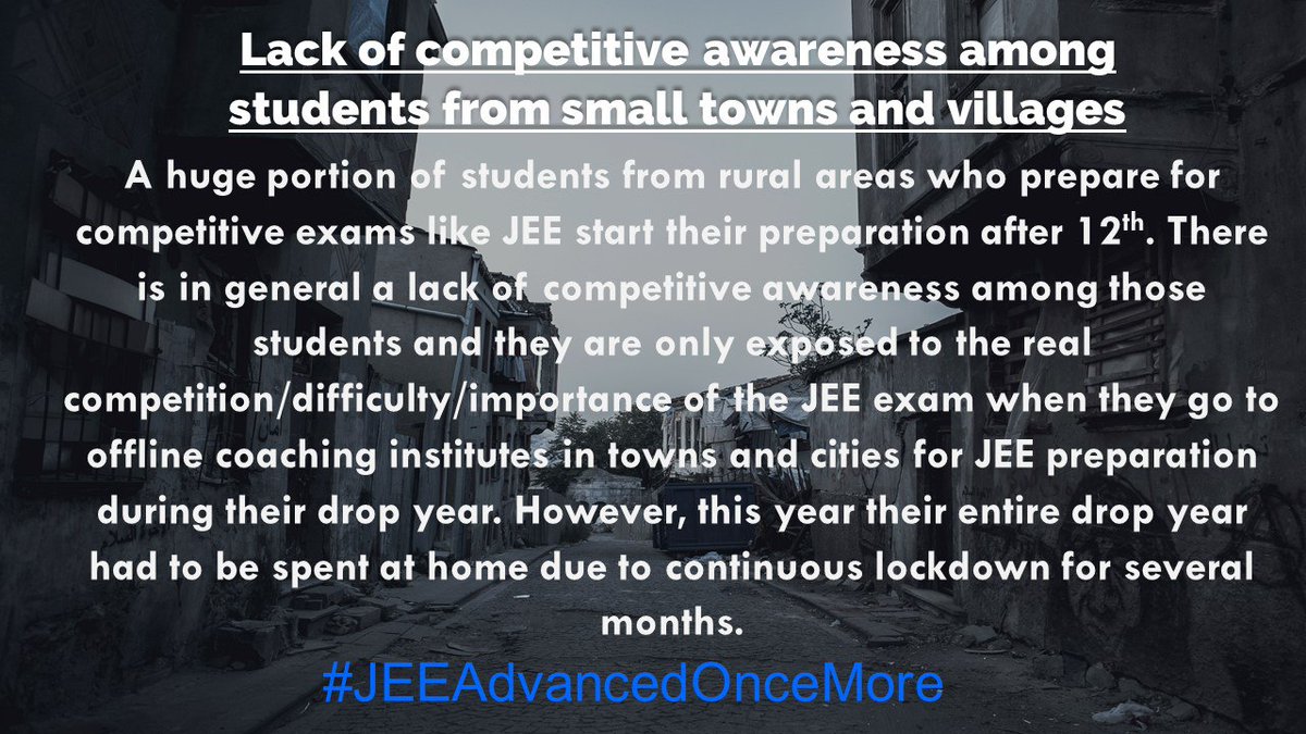 NB3351's tweet photo. #JEEAdvancedOnceMore
#JEEAspirantsDeservesExtraAttempt
#JusticeForJEEAdvanced https://t.co/6Wgs9T1NBV