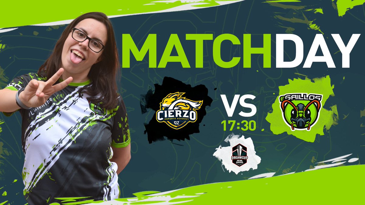 🟢MATCH DAY🟢

¡Empiezan las jornadas de vuelta en @DreamcupSFL y a nuestra Squad Z le toca remontar en la #DiamondSeries!🔥

🆚 <a href="/CierzoEsports/">Cierzo Esports Academy</a> 
🕔 17:30
📺 twitch.tv/solounturnomas
🎙 <a href="/solounturnomasV/">Solo un turno mas</a> 
 
#ListenTheCriCri💚🦗