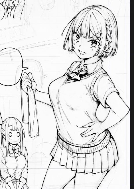 今月もペン入れ開始ー。
野球中継聴きながら。 