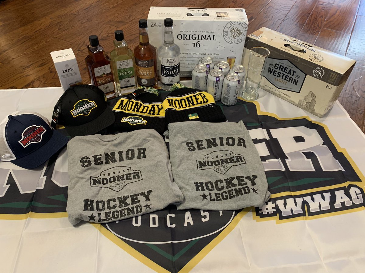 🚨Nooner Auction🚨

We would like to pass on our condolences to the family, friends, and former teammates of Matt Swaby. From all the stories we’ve heard, Matt was an amazing man and a senior hockey weapon. 

Until NOON on Monday we are auctioning off this prize pack.