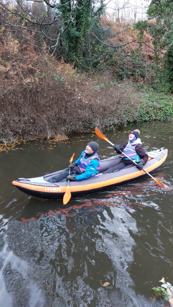 Today I took on Challenge 24 in support of pancreatic cancer I walked 8 miles in the blizzards, cycled 8 miles and Kayaked 8 miles in 6 hours! Smashed it in support of those battling this awful disease and for my step mum x