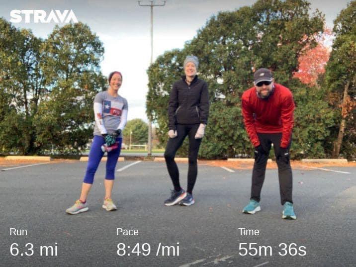 jwhip21's tweet photo. Chilly morning miles but not so bad with good company @Jane_Kovicak #Runners #RunnerLife #Run302 #RunTheWorld @Strava @Garmin 645M @newbalance Vongo5 πββοΈπ€π₯ΆππΌββοΈ https://t.co/GAS2uQWk3p
