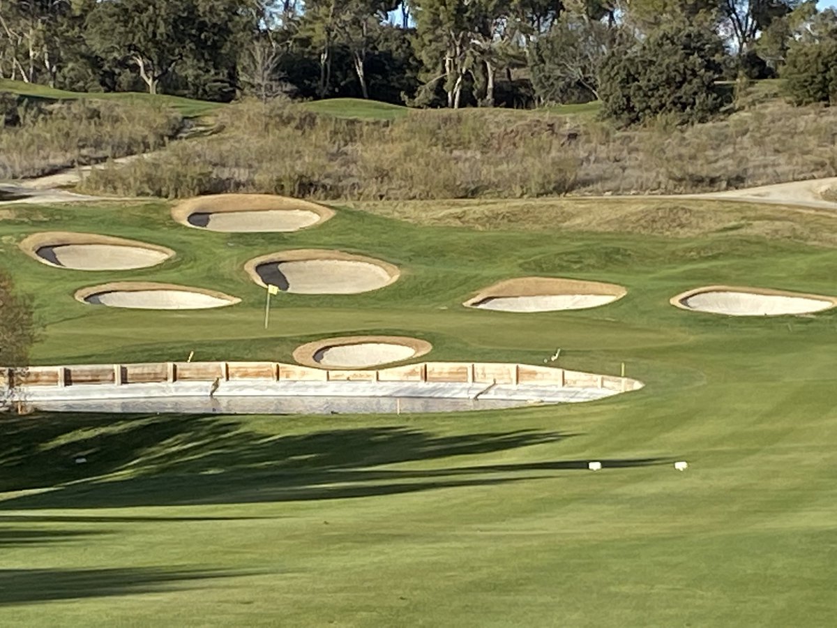 Magnífico aspecto Hoyo 16 Campo Sur RSHECC ⁦<a href="/JuanmaLobell/">🇪🇸JMLOBELL Golf-Agronomy</a>⁩ ⁦<a href="/DAranguren2002/">Diego Aranguren</a>⁩
