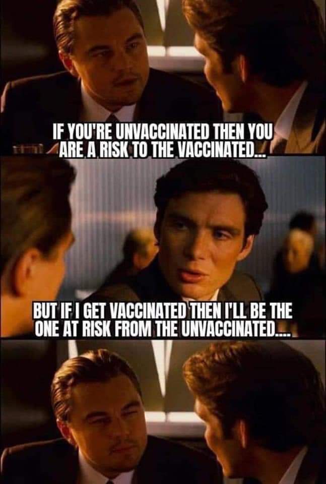 VarietyIzz's tweet photo. 🤣 This one's good. #vaccine #covidvariant #COVID19 https://t.co/Vg0xCcRe8D