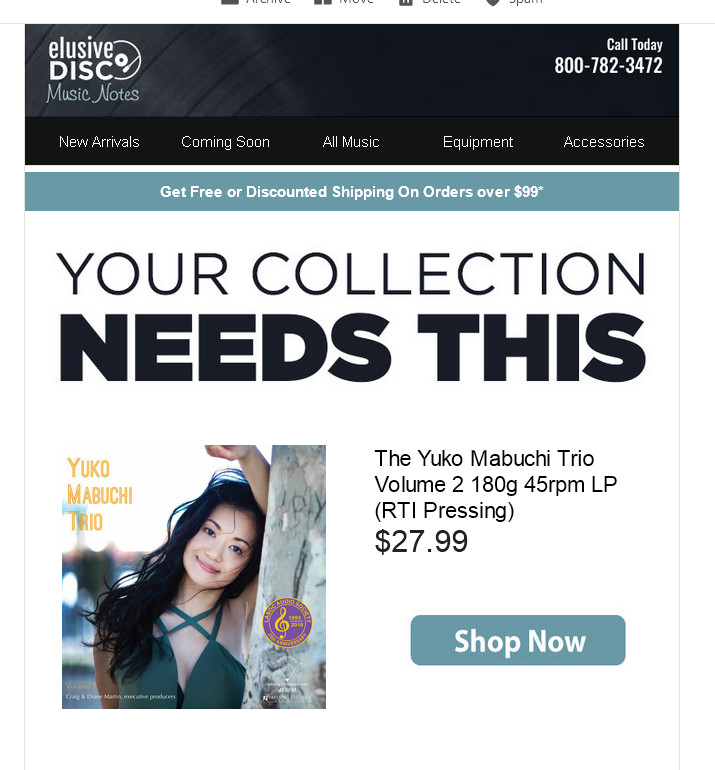 Treat yourself to some Yuko Mabuchi #jazz for the holidays! On sale NOW at <a href="/ElusiveDiscInc/">Elusive Disc, Inc.</a> 
elusivedisc.com/the-yuko-mabuc…