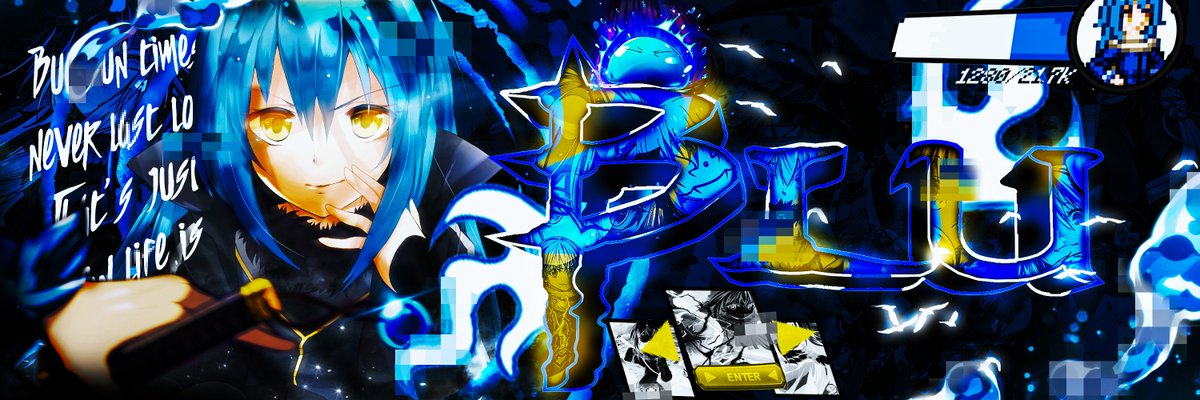 KevinPSD's tweet photo. Rimuru Tempest 💦 • Header For @wyablu 
ALL SUPPORT &amp; CRITICISM IS APPRECIATED
❤️ + ♻️ https://t.co/swjrcbIz9V