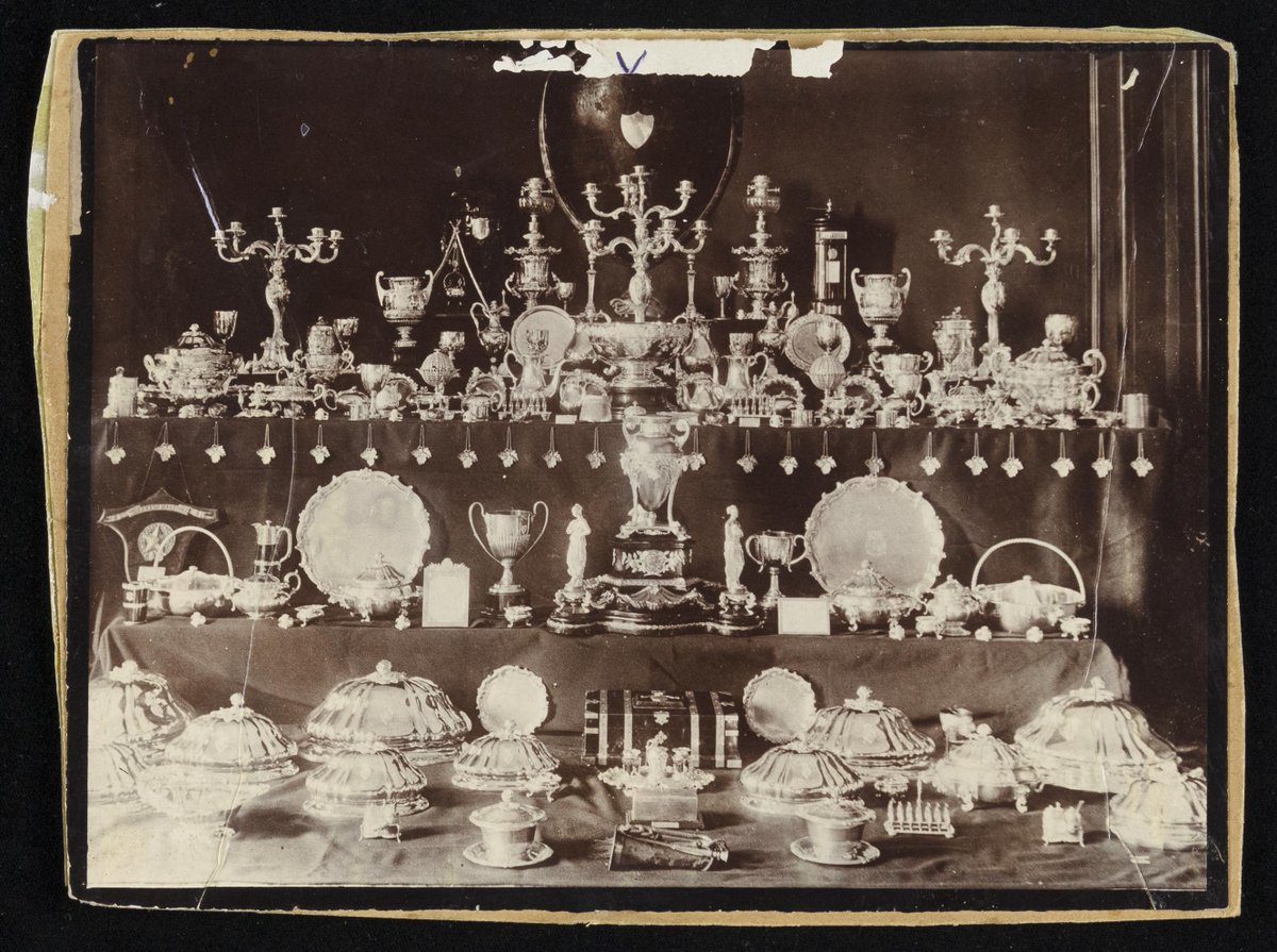 armymuseumsuk's tweet photo. Explore Your Archives Week| Day 8| Achievements
@explorearchives

The impressive silverware collection of the York and Lancaster Regiment! 

Find more regimental collections: https://t.co/aC9eGawKCV
📸: York &amp; Lancaster Collection @CliftonParkMus 

#EYAWeek #TheOgilbyMuster https://t.co/t7haSFatyr