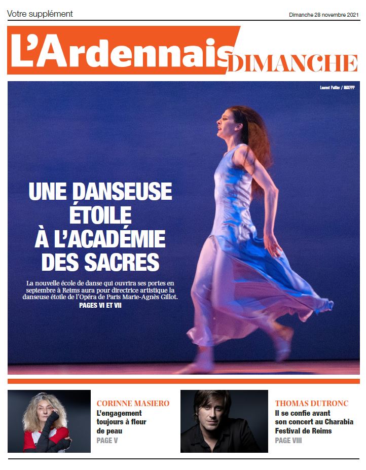 Olivier Bachelard (@o_bachelard) on Twitter photo Plusieurs entretiens Ă lire dans le cahier Dimanche @UnionArdennais : avec la danseuse Ă©toile <a href="/maggillot/">marie agnes gillot</a> qui enseignera en septembre Ă #Reims, avec #JoeyStarr Ă propos du film #SuprĂȘmes, et avec <a href="/ThomasDutronc/">Thomas Dutronc</a> avant son concert de vendredi au <a href="/CharabiaFestiva/">CharabiaFestival</a>.
- Plusieurs entretiens Ă lire dans le cahier Dimanche @UnionArdennais : avec la danseuse Ă©toile <a href="/maggillot/">marie agnes gillot</a> qui enseignera en septembre Ă #Reims, avec #JoeyStarr Ă propos du film #SuprĂȘmes, et avec <a href="/ThomasDutronc/">Thomas Dutronc</a> avant son concert de vendredi au <a href="/CharabiaFestiva/">CharabiaFestival</a>.
-