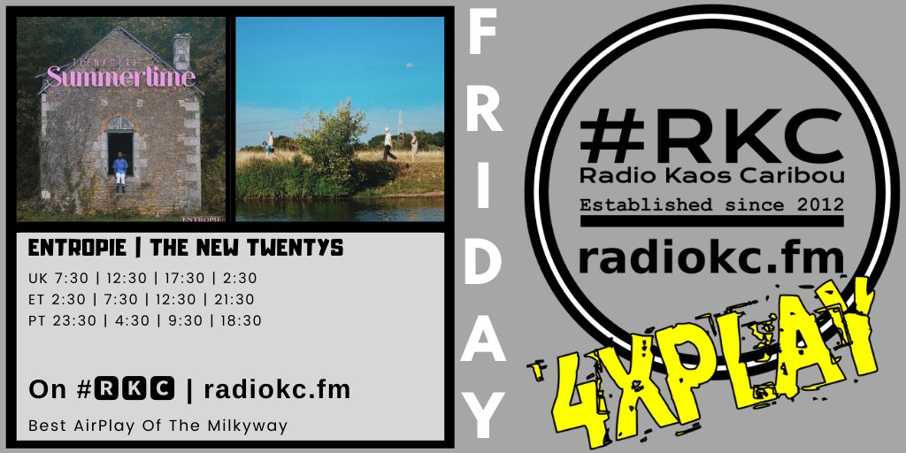 #𝗥𝗞𝗖 (@radiokc) on Twitter photo <a href="/greenshinemusic/">Greenshine bsky.app/profile/greenshinemusic</a> <a href="/MundSylvia/">Mund Sylvia</a> ▂▂▂▂▂▂▂▂▂▂▂▂▂▂
#FRIDAY 12|3 𝟰𝘅𝗣𝗟𝗔𝗬𝗦
🕗7:30⚪12:30⚪17:30⚪2:30 UK
🔴<a href="/entropiemusic/">Entropie</a>
🔴@thenewtwentys
⬇️Details⬇️
🌐 fb.com/RadioKC/posts/…
on #🆁🅺🅲 📻 radiokc.fm
▂▂▂▂▂▂▂▂▂▂▂▂▂▂ <a href="/greenshinemusic/">Greenshine bsky.app/profile/greenshinemusic</a> <a href="/MundSylvia/">Mund Sylvia</a> ▂▂▂▂▂▂▂▂▂▂▂▂▂▂
#FRIDAY 12|3 𝟰𝘅𝗣𝗟𝗔𝗬𝗦
🕗7:30⚪12:30⚪17:30⚪2:30 UK
🔴<a href="/entropiemusic/">Entropie</a>
🔴@thenewtwentys
⬇️Details⬇️
🌐 fb.com/RadioKC/posts/…
on #🆁🅺🅲 📻 radiokc.fm
▂▂▂▂▂▂▂▂▂▂▂▂▂▂