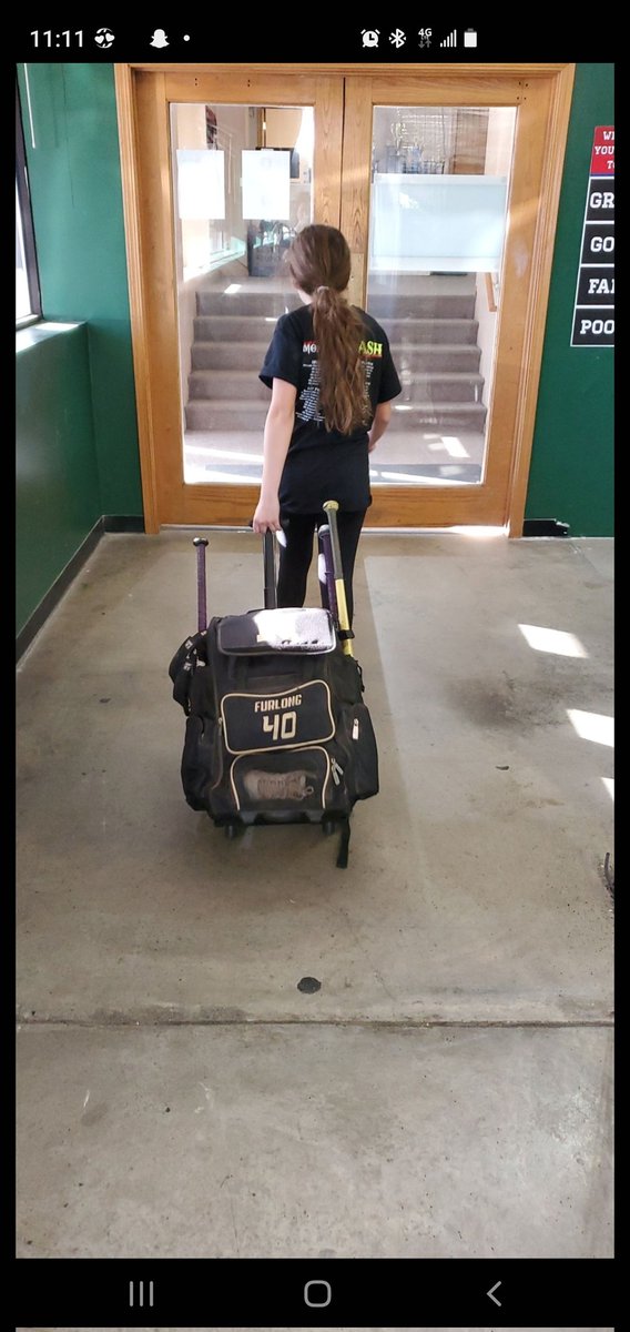 CoachR_Helmick's tweet photo. Another hitting session.  Another workout. She loves this game.  Her work ethic this year is unmatched. Be great #maddawg. #GoldDNA #outworkyourself #betterthanyesterday @NEGold_11U https://t.co/2OxufGoruu