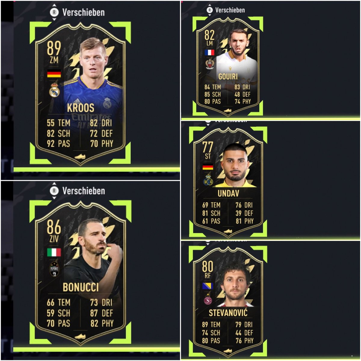 Die Packs von gestern. 😬

#fifa22