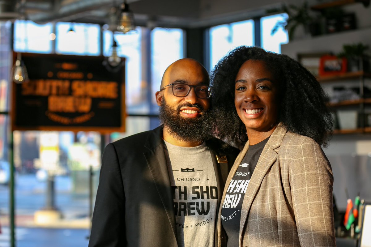 MichelleObama's tweet photo. Chicago is filled with wonderful small businesses that enrich our communities and our lives. On this #SmallBusinessSaturday, I hope you’ll check out these Black-owned businesses on the South Side—and make it a point to support a small business near you! https://t.co/2rzupqdKQN https://t.co/60UNbeGmqh