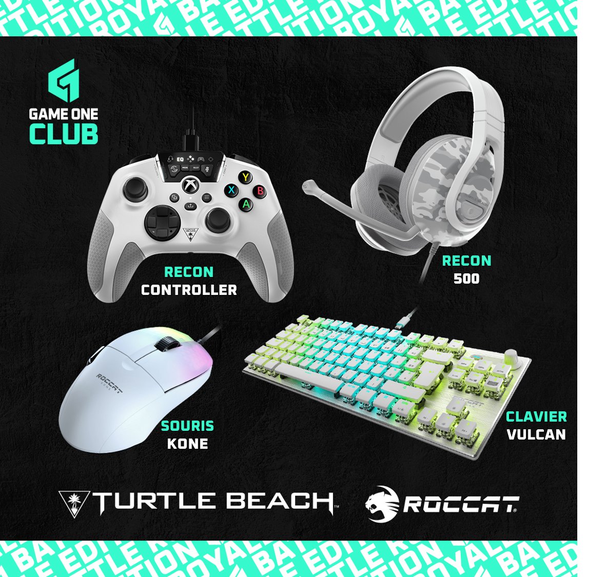 gameone's tweet photo. RT + Follow @turtlebeachfr &amp; @gameone pour tenter de gagner le set-up complet du #G1CLUBXBOX ! 🎁😎

➡️ https://t.co/LB3C9dNbaz

Fin du jeu concours et tirage au sort du gagnant le 13 décembre à 12h. Bonne chance ! https://t.co/UmIRJ46wUX