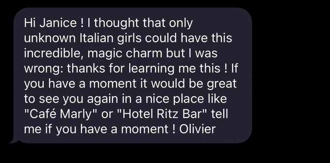 i gave this older man my number at the louvre, he approached me on some oh i thought we knew each other