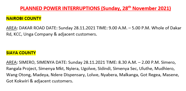 Kenya Power tweet media